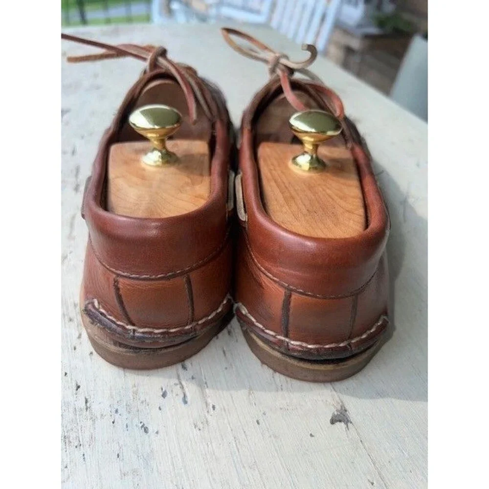 Timberland Men's sz 10 Brown Classic 2 Eye Boat Shoes VGC